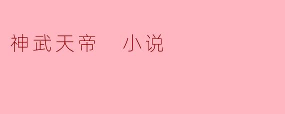 神武天帝 小说